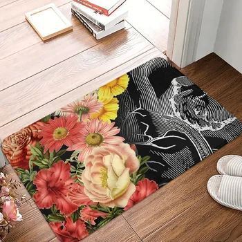 Neslidus durų kilimėlis Gėlių širdies pavasaris Tobe Fonseca kilimas Svetainė Miegamojo kilimėlis Maldos dekoras