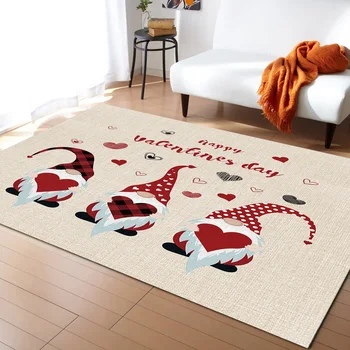 Su Valentino diena Meilė Nykštukas Svetainė Grindų kilimėlis Vaikų kambarys Miegamasis Lovos kilimas Virtuvės durų kilimėlis