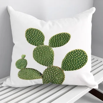 Kaktusas 3 Pagalvės užvalkalas Dekoratyvinis sofos pagalvės dėklas Lovos pagalvės užvalkalas Namų dekoro automobilio pagalvės užvalkalas 45*45cm