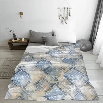 Gyvatės odos rašto retor antklodės Vilnos pavasario rudens nešiojamos super šiltos mesti antklodės patalynei miegamojo kilimėlis