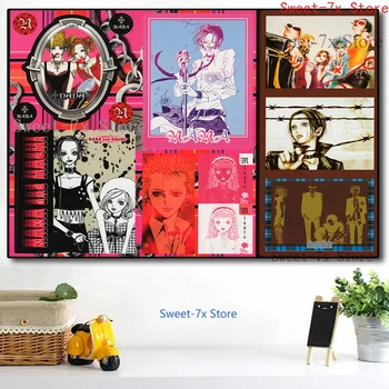 Anime NANA plakatas HD vaizdas Drobė Tapyba Menas Šiaurės šalių plakatai ir spaudiniai Sieniniai paveikslėliai svetainės dekoravimui Berėmis