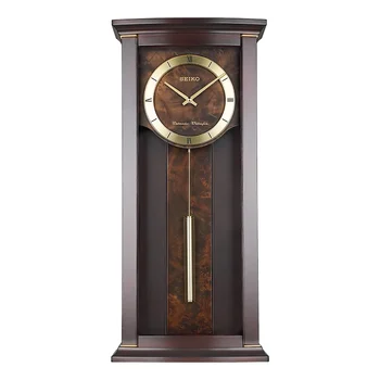 Seiko laikrodis europietiško stiliaus medžio masyvo didelis sieninis laikrodis Svetainė Prabangus muzikos laiko ataskaitos laikrodis
