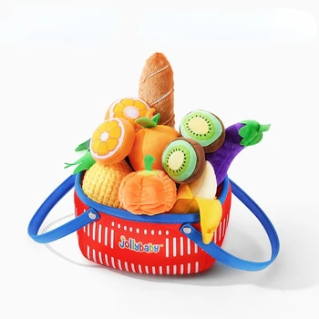 supjaustytų vaisių ir daržovių žaislų rinkinys, skirtas vaikų žaislams, ankstyvajam ugdymui, dėlionėms, mergaičių ir kūdikių žaislams