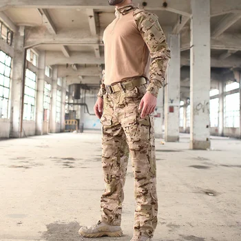 Gen 3 karinis kamufliažas Uniforma Taktiniai marškiniai Kelnių komplektai Lauko kempingas Šaudymas Medžioklė Armija Koviniai mokymai Drabužiai