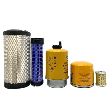 Mikrokasimui Wacker Neuson EZ17 20 naftos tinklelis dyzelinis oro filtras hidraulinės alyvos grąžinimo filtras ekskavatoriaus priežiūros dalys
