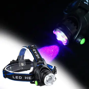 Priekinio žibinto žibintuvėlis Ilgaamžis akumuliatorius Priekinis žibintas Universalus USB įkraunamas LED žibintas naktinei žvejybai Kempingo medžioklė