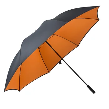 185CM didelis skėtis vyriškas rankinis ilgas rankena golfo skėtis atsparus vėjui apsauga nuo UV spindulių Skėčiai paplūdimio atspalvis Kelionės 장우산