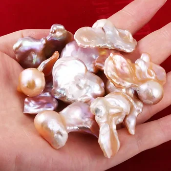 Natūralus gėlavandenių perlų karoliukas Netaisyklingos formos barokiniai laisvi karoliukai Papuošalų gamybai 