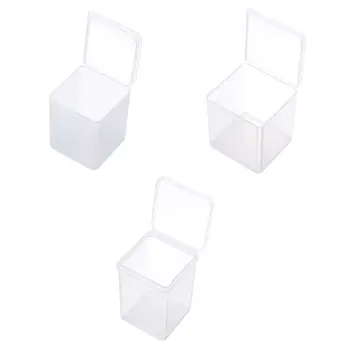 Naudinga plastikinė nagų dailė Varžtų saugojimas Papuošalų organizatorius Case Pill Chip Box Small Storage Box Karoliukų konteineris