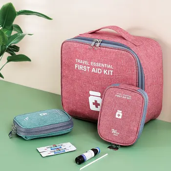 luluhut Vaistų krepšys kelionėms lauke Išgyvenimo rinkinys Tuščias pirmosios pagalbos krepšys Buitinis medicininis krepšys Nešiojamų tablečių organizatorius