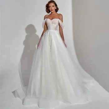 Naujovė Vestuvinė suknelė 2023 Prabangios suknelės Chalatas Nuotakos Moterys Tinkamas prašymas Weddding Nuotakų vakarėlis Vakaras Moteriškos Moterys Elegantiškos