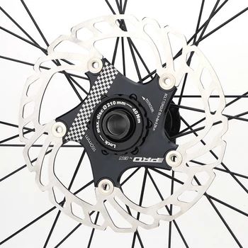 Bike Hub Centerlock diskinių stabdžių rotoriaus kalnų dviračių stebulių užrakto konvertavimas Shimano 9/12/15mm diskinių stabdžių rotoriaus dviračių dalims
