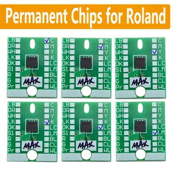 MAX nuolatinis Chipas Rolandui 440ml rašalo kasetės lustas SP-540i SP-300i SP-300i VS640 VP540 XC540 XJ540 SJ540 SJ745