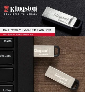 100% Original Kingston Pendrive USB Flash Drives DTKN 32GB 64GB 128GB Pen Drive 3.0 USB3.2 Gen1 Disk Stick staliniams kompiuteriams