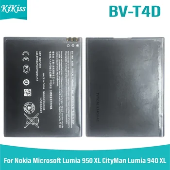 BV-T4D 3340mAh Pakaitinė baterija Nokia Microsoft Lumia 950 XL CityMan Lumia 940 XL RM-1118 RM-1116 BVT4D BV T4D