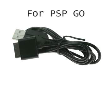 2PCS Aukštos kokybės 1m duomenų sinchronizavimo įkroviklio perdavimo maitinimo kabelio laidas, skirtas PSP Go juoda spalva