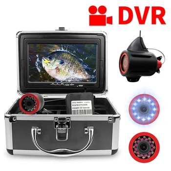 7 colių DVR povandeninės žvejybos kamera Nešiojamas vaizdo žuvų ieškiklis lauko ežerų jūros žvejybos įrankiams ES JAV kištukas
