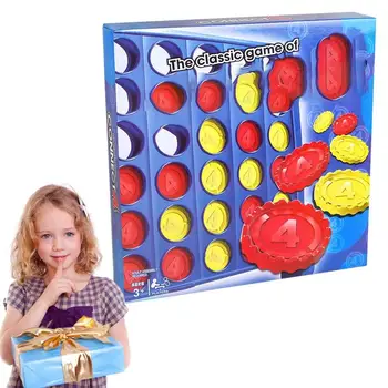 4 Iš eilės žaidimas Medinis Go stalo žaidimas Stalo žaidimas suteikia džiaugsmo suaugusiems ir vaikams šeimos susibūrimo vakarėliui