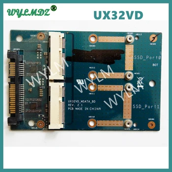 UX32VD ASUS UX32 UX32V UX32VD UX32L UX32A SATA Į mSATA SSD kietojo disko plokštė