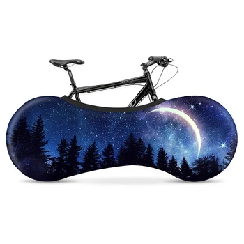 Gražus naktinis dangus spausdinti Dviračio rato dangtelis Kelių dviračių priedai Anti-dulkių ratų rėmo dangtelis Įbrėžimams atsparus laikymo krepšys