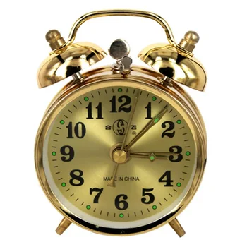 laikrodis rankinis žaislas metalinė pasagos signalizacija dovanų vėjo kambarys mechaninis auksas derliaus mielos kolekcijos dekoravimui arba