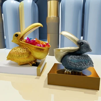 Pelikano figūrėlė Gyvūno skulptūra 