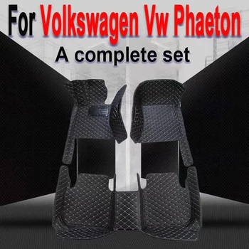 Custom 3D automobilių grindų kilimėliai Volkswagen Vw Phaeton 2007-2016 Jetta 2013-2019 2020-2023 Interjero aksesuarai Dirbtinė oda