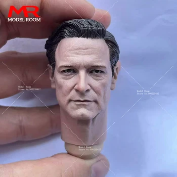 1/6 skalė Colin Firth Head Sculpt PVC galvos drožybos modelis tinka 12 colių vyrų kareivio veiksmo figūrėlės kūno lėlės