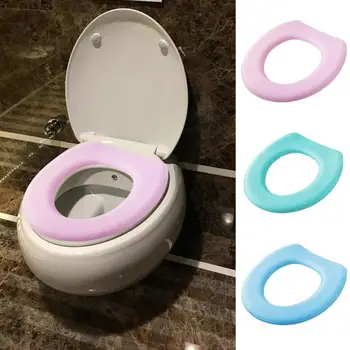 Tualeto sėdynės dangtelis plaunamas minkštas storesnis šiltas tualeto sėdynės dangtelis vonios kambario tualeto dangteliui pridėti papildomą paminkštintą vonios kambario aksesuarą