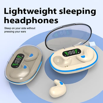 Mini nematomos miego ausinės TWS belaidės 