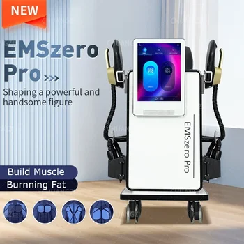 2024 EMSzero 6500W EMS NEO kūno raumenų skulptūros mašina Sukurkite raumenis stimuliuojančią mašiną Dubens pagalvėlės Galimi salono deginimo riebalai