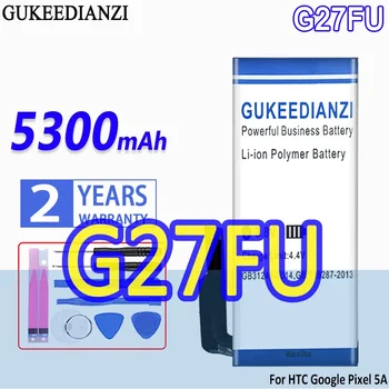 Didelės talpos GUKEEDIANZI baterija G27FU 5300mAh skirta HTC Google Pixel 5A